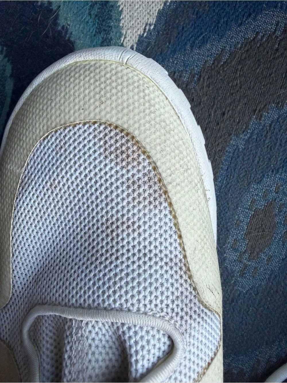adidas White Mesh Low-Top Sneakers